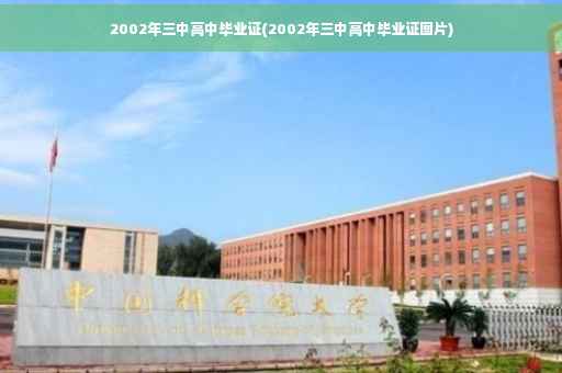 2002年三中高中毕业证(2002年三中高中毕业证图片)