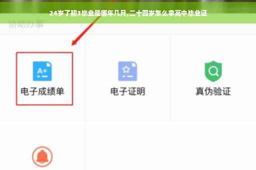 24岁了初3毕业是哪年几月,二十四岁怎么拿高中毕业证