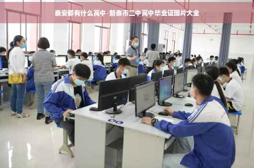 泰安都有什么高中-新泰市二中高中毕业证图片大全