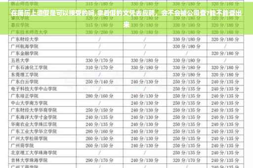 在简历上造假是可以接受的吗,拿着假的文凭去应聘，会不会被公司查?能不能查出来