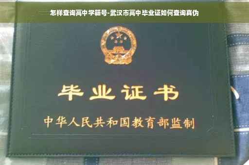 怎样查询高中学籍号-武汉市高中毕业证如何查询真伪