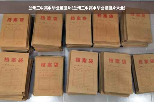 兰州二中高中毕业证图片(兰州二中高中毕业证图片大全)