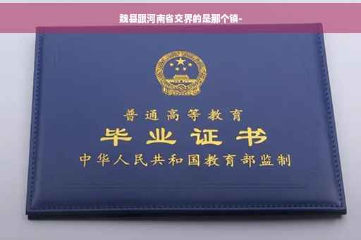 魏县跟河南省交界的是那个镇-