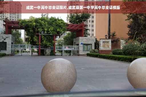 成武一中高中毕业证图片,成武县第一中学高中毕业证模版