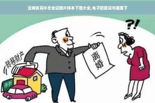 云南省高中毕业证图片样本下载大全,电子职称证书哪里下