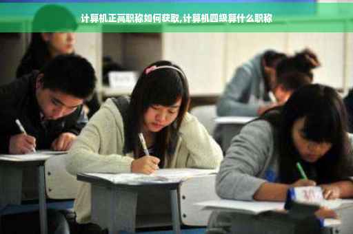 计算机正高职称如何获取,计算机四级算什么职称