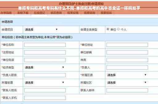 单招专科和高考专科有什么不同-单招和高考的高中毕业证一样吗知乎