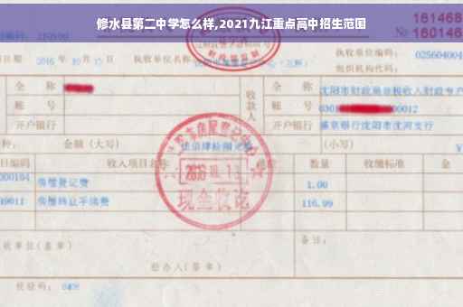 修水县第二中学怎么样,2021九江重点高中招生范围
