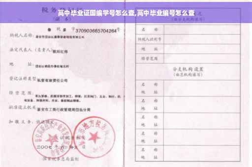 高中毕业证国编学号怎么查,高中毕业编号怎么查