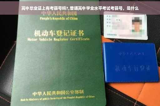 高中毕业证上有考籍号吗?,普通高中学业水平考试考籍号，是什么