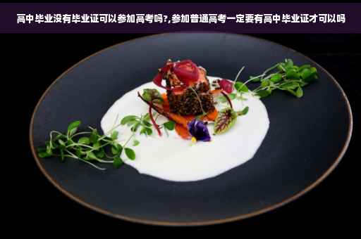 高中毕业没有毕业证可以参加高考吗?,参加普通高考一定要有高中毕业证才可以吗