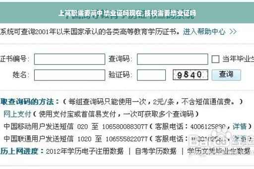 上高职需要高中毕业证吗现在,技校需要毕业证吗