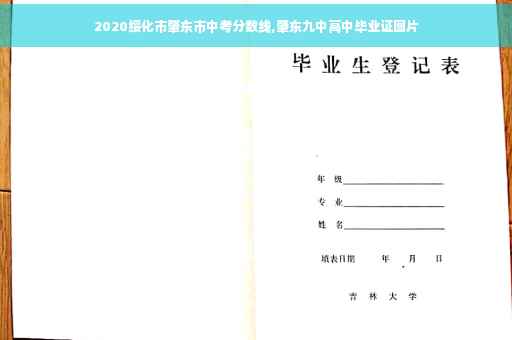 2020绥化市肇东市中考分数线,肇东九中高中毕业证图片