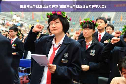 未成年高中毕业证图片样本(未成年高中毕业证图片样本大全)