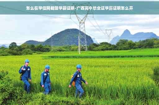 怎么在学信网截图学籍证明-广西高中毕业证学历证明怎么开