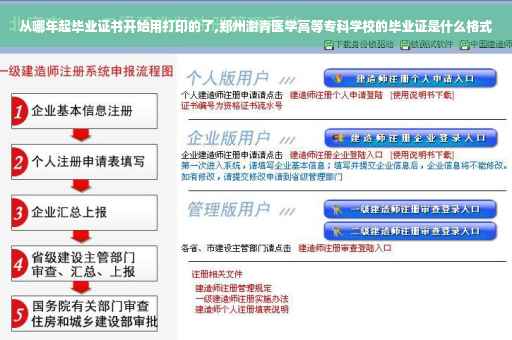 从哪年起毕业证书开始用打印的了,郑州澍青医学高等专科学校的毕业证是什么格式