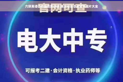 六级英语证书算是奖项吗,英文项目毕业证书图片大全