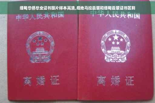 缅甸华侨毕业证书图片样本高清,危地马拉翡翠和缅甸翡翠证书区别