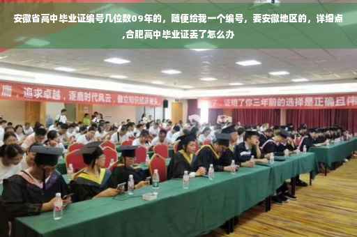 安徽省高中毕业证编号几位数09年的，随便给我一个编号，要安徽地区的，详细点,合肥高中毕业证丢了怎么办