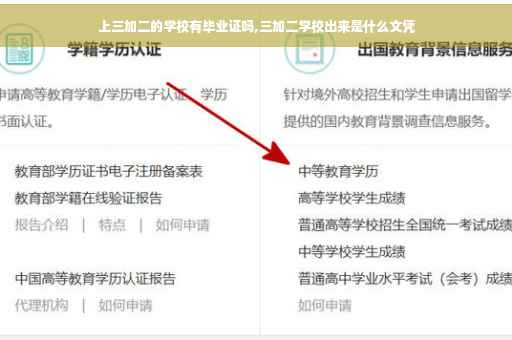 上三加二的学校有毕业证吗,三加二学校出来是什么文凭