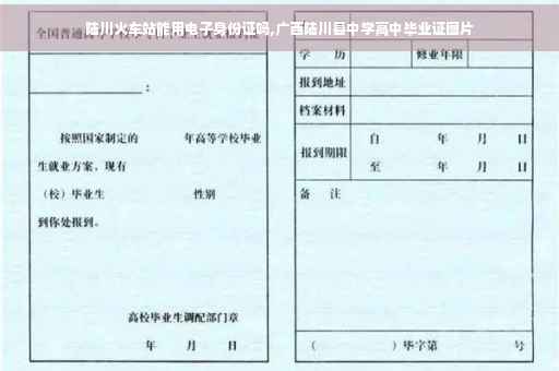 陆川火车站能用电子身份证吗,广西陆川县中学高中毕业证图片 陆川火车站能用电子身份证吗,广西陆川县中学高中毕业证图片