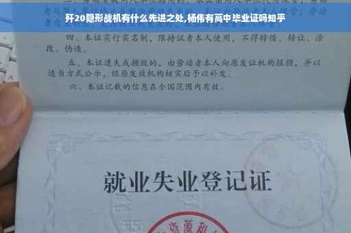 歼20隐形战机有什么先进之处,杨伟有高中毕业证吗知乎