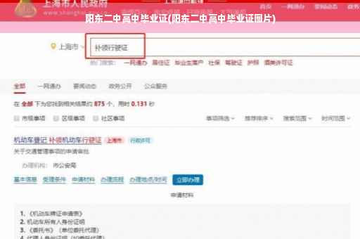 阳东二中高中毕业证(阳东二中高中毕业证图片)