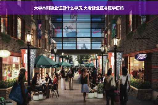 大学本科肄业证算什么学历,大专肄业证书算学历吗