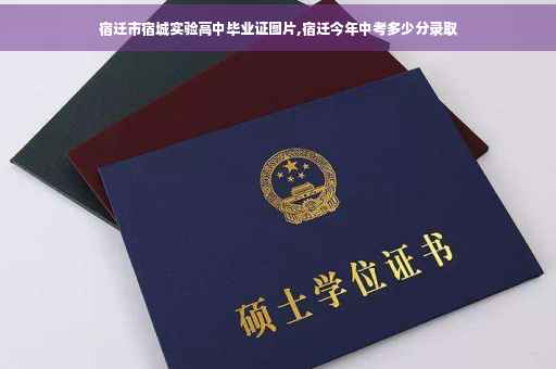 宿迁市宿城实验高中毕业证图片,宿迁今年中考多少分录取