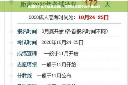 襄阳四中高中毕业证图片,熊有伦是哪个高中毕业的