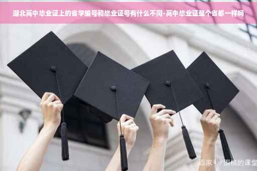 湖北高中毕业证上的省学编号和毕业证号有什么不同-高中毕业证整个省都一样吗
