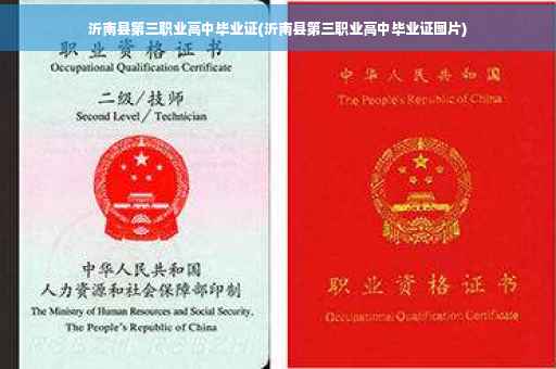 沂南县第三职业高中毕业证(沂南县第三职业高中毕业证图片)