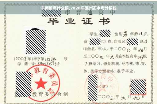 丰南都有什么镇,2020年滦州市中考分数线