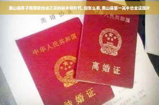 黑山县男子随意砍伐自己买的林木获刑罚, 你怎么看,黑山县第一高中毕业证图片