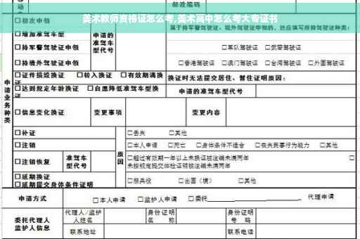 美术教师资格证怎么考,美术高中怎么考大专证书