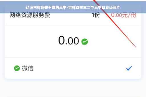 辽源市有哪些不错的高中-吉林省东丰二中高中毕业证图片