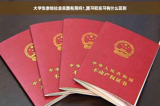 大学生参加社会实践有用吗?,践习和实习有什么区别