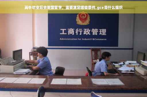 高中毕业后去英国留学，需要满足哪些条件,gce是什么组织