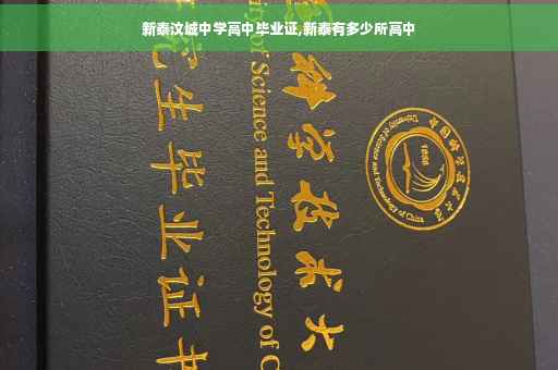 新泰汶城中学高中毕业证,新泰有多少所高中