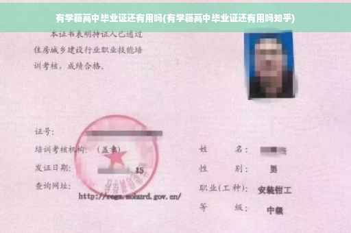 有学籍高中毕业证还有用吗(有学籍高中毕业证还有用吗知乎)