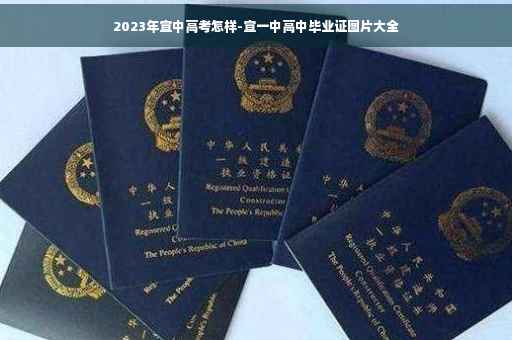 2023年宣中高考怎样-宣一中高中毕业证图片大全