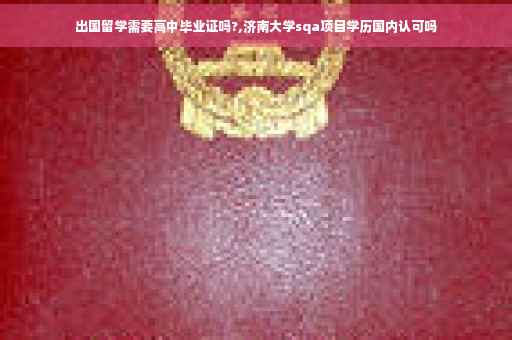 出国留学需要高中毕业证吗?,济南大学sqa项目学历国内认可吗