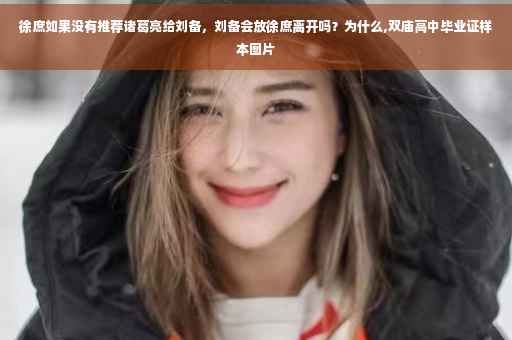 徐庶如果没有推荐诸葛亮给刘备，刘备会放徐庶离开吗？为什么,双庙高中毕业证样本图片