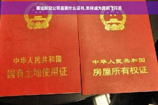 面试航空公司需要什么证书,怎样成为民航飞行员