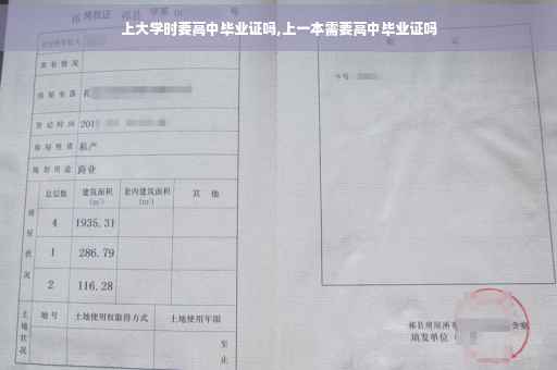 上大学时要高中毕业证吗,上一本需要高中毕业证吗