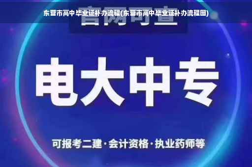 东营市高中毕业证补办流程(东营市高中毕业证补办流程图)