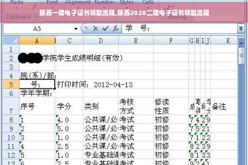 陕西一建电子证书领取流程,陕西2020二建电子证书领取流程