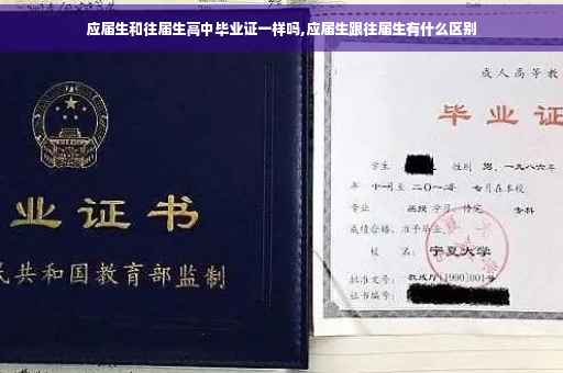 应届生和往届生高中毕业证一样吗,应届生跟往届生有什么区别