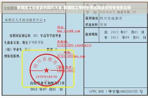 智理技工毕业证书图片大全,智理技工学校中西式面点烹饪专业怎么样
