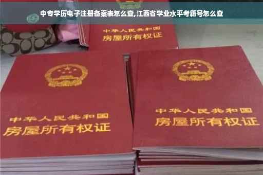 中专学历电子注册备案表怎么查,江西省学业水平考籍号怎么查